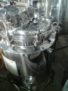 Reator de presso com agitador 100 litros inox 316 Rodrinox