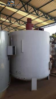 Tanque misturador encamisado � vapor derretimento de chocolates 1500 litros
