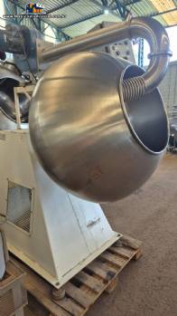 Drageadeira lisa em inox com insuflador de ar quente Apitec 300 litros