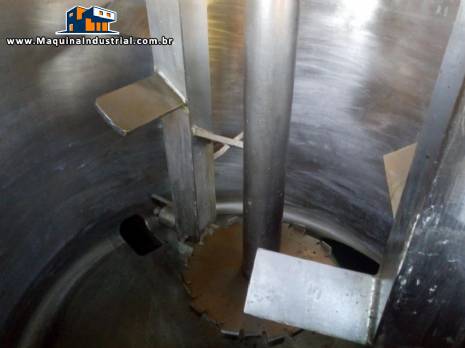 Batedeira planet�ria � v�cuo para 500 L