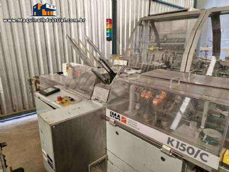 Encartuchadeira horizontal para frascos pl�sticos vidros com bula IMA