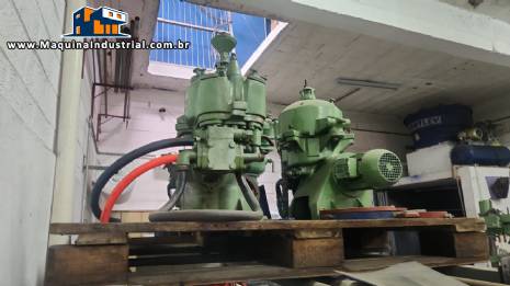 Centr�fuga separadora para purifica��o de �leos Westfalia 1.000 litros / hora