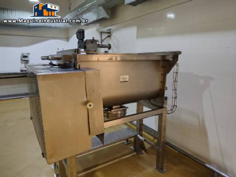 Misturador Ribbon Blender em ao inox para ps