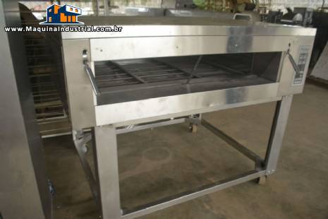 Forno de lastro modular em inox Prtica