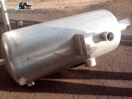 Tanque camisa simples em a�o inox