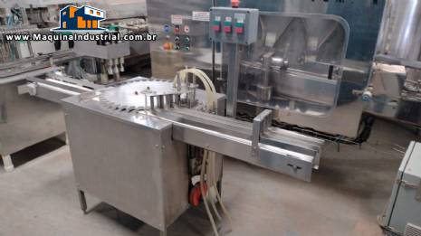 Envasadora rosqueadora frascos autom�tica de cosm�ticos condimentos