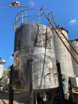 Tanque reservat�rio armazenamento em a�o inox 20.000 litros