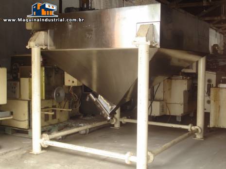 Reservat�rio tronco Piramidal em a�o inox 304