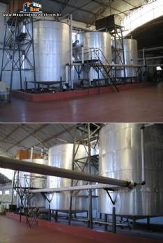 Tacho tanque para saponifica��o 50.000 litros