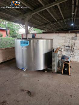 Tanque de expanso para leite e resfriamento 3000 litros ETSCHEID