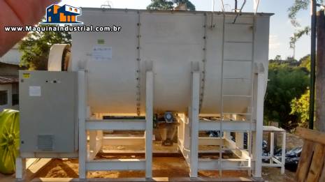 Misturador Ribbon Blender em a�o inox 8.000 litros