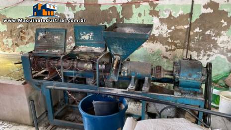 Linha de reciclagem produ��o sacola