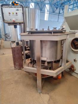 Tanque misturador em inox para cremes produtos espessos 400 litros