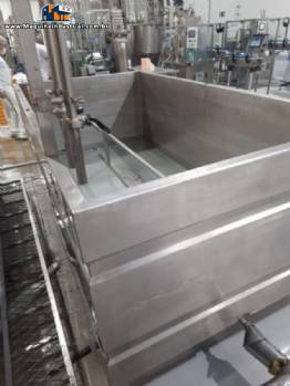 Tanque isolado em a�o inox para fabrica��o de queijos leite latic�nio BB Inox 3500 litros