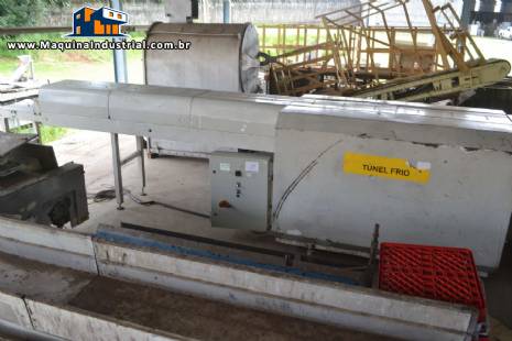 T�nel de resfriamento de chocolate 9 metros