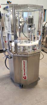 Rosqueadeira rosqueadora com alimentador de tampas Tecnoenvase