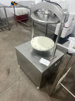 Embutideira hidrulica com 2 bicos em ao inox para linguias Preciso Inox