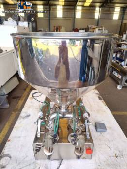 Envasadora em inox de bancada para l�quidos e viscosos