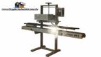 Soldadora cont�nua para sacos pl�sticos com esteira motorizada