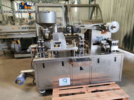 Blistadeira emblistadeira automatica para alu pvc cartelas comprimidos cpsulas