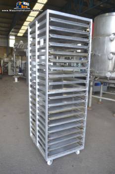 Carrinho para p�o 20 assadeiras