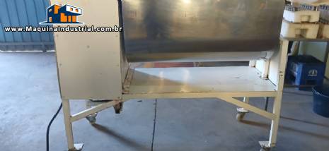 Misturador de ps 250 L horizontal em ao inox