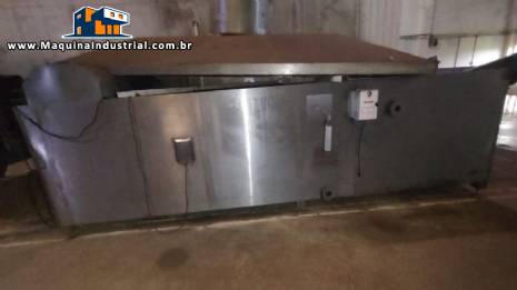 Fritador fritadeira autom�tica com tanque de gordura para batatas Incalfer