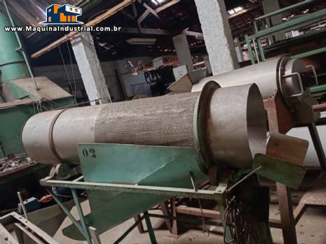 Temperador rotativo tubular em a�o inox
