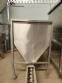 Silo de armazenamento ensacadeira em inox com rosca transportadora sa�da 1000 litros