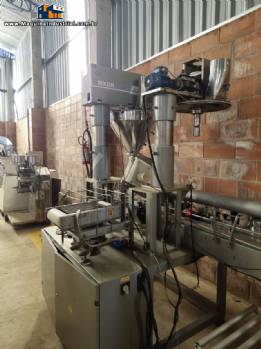 Envasadora dosadora para p�s em potes latas Masipack