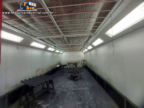 Cabine de pintura para produtos da linha moveleira Cabine de pintura para produtos da linha moveleira