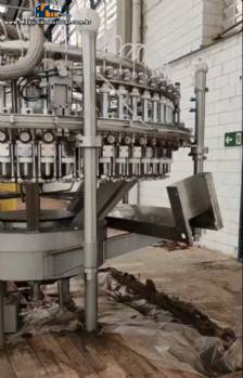 Envasadora rinser tampadora rotativa para produtos carbonatados 40 60 8 CFT Envasadora rinser tampadora rotativa para produtos carbonatados 40 60 8 CFT