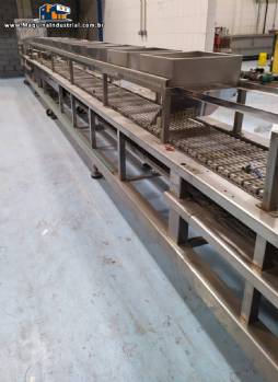 Linha automática para moldagem, dosagem e resfriamento de balas de goma mole gummy gelatina Chen Yueh Machinery Co., Ltd. Linha automática para moldagem, dosagem e resfriamento de balas de goma mole gummy gelatina Chen Yueh Machinery Co., Ltd.