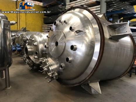 Reator de pressão para 4.000 L Inoxil Reator de pressão para 4.000 L Inoxil