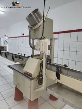 Tampadora com 12 braços para garrafas de vidro com tampa metálica Zegla Tampadora com 12 braços para garrafas de vidro com tampa metálica Zegla