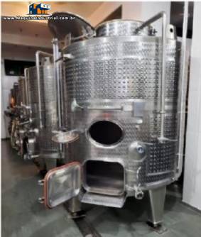Tanque para fermentação de vinho bebidas 5.000 L Tersainox Tanque para fermentação de vinho bebidas 5.000 L Tersainox