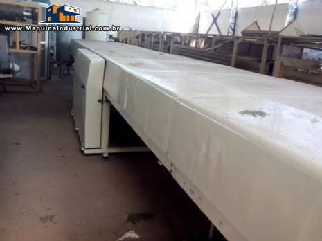 Túnel de resfriamento continuo para chocolates Túnel de resfriamento continuo para chocolates
